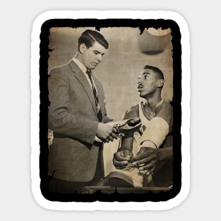 Wilt Chamberlain and John Anderson Vintage Sticker